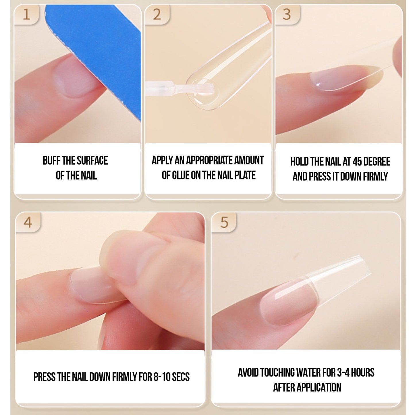 BRUSH ON NAIL GLUE 7G